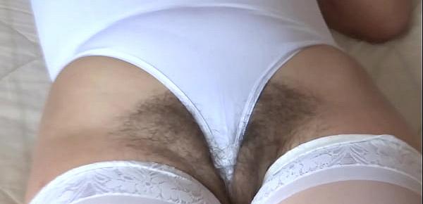  ARDIENTES 69 - MY WIFE HAS A HAIRY PUSSY AND IT EXCITES HER A LOT TO SHOW HOW HER THONG HAIRS COME OUT - ARDIENTES69